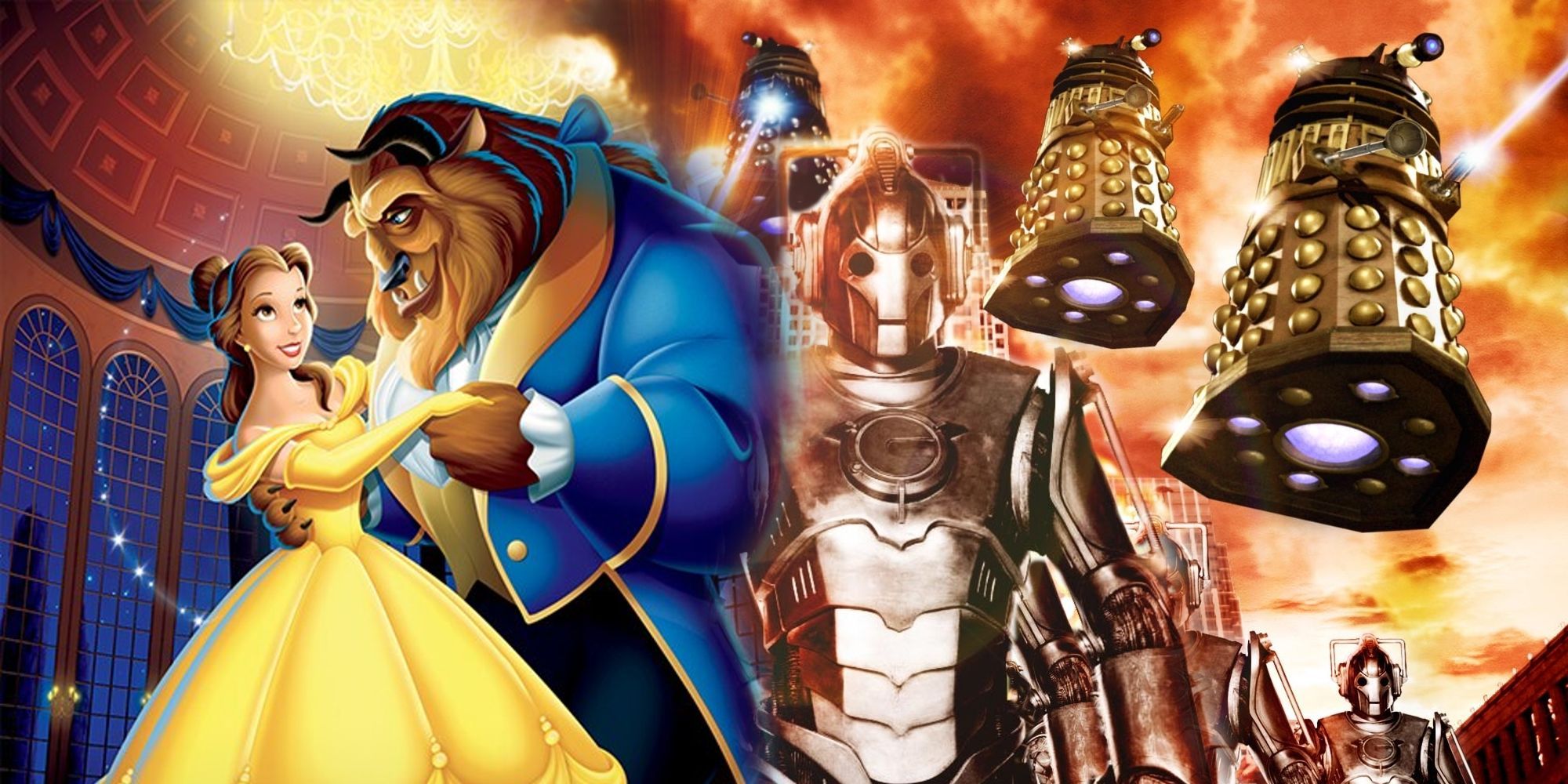 “Tale As Old As Timelords”: Clásico de Disney reinventado con villanos de Doctor Who en cosplay cruzado