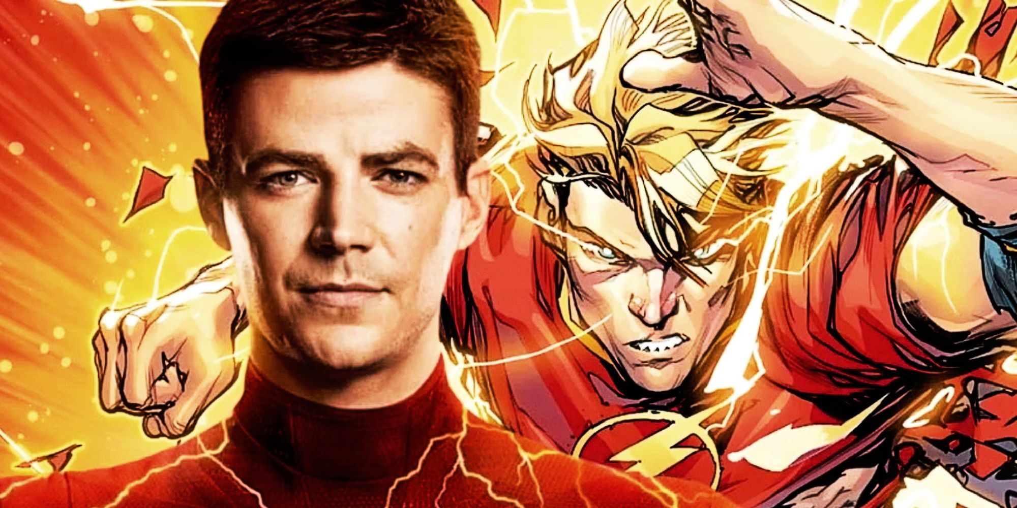 The Flash de Grant Gustin obtiene un cambio de imagen con precisión cómica en Arrowverse Fan Art