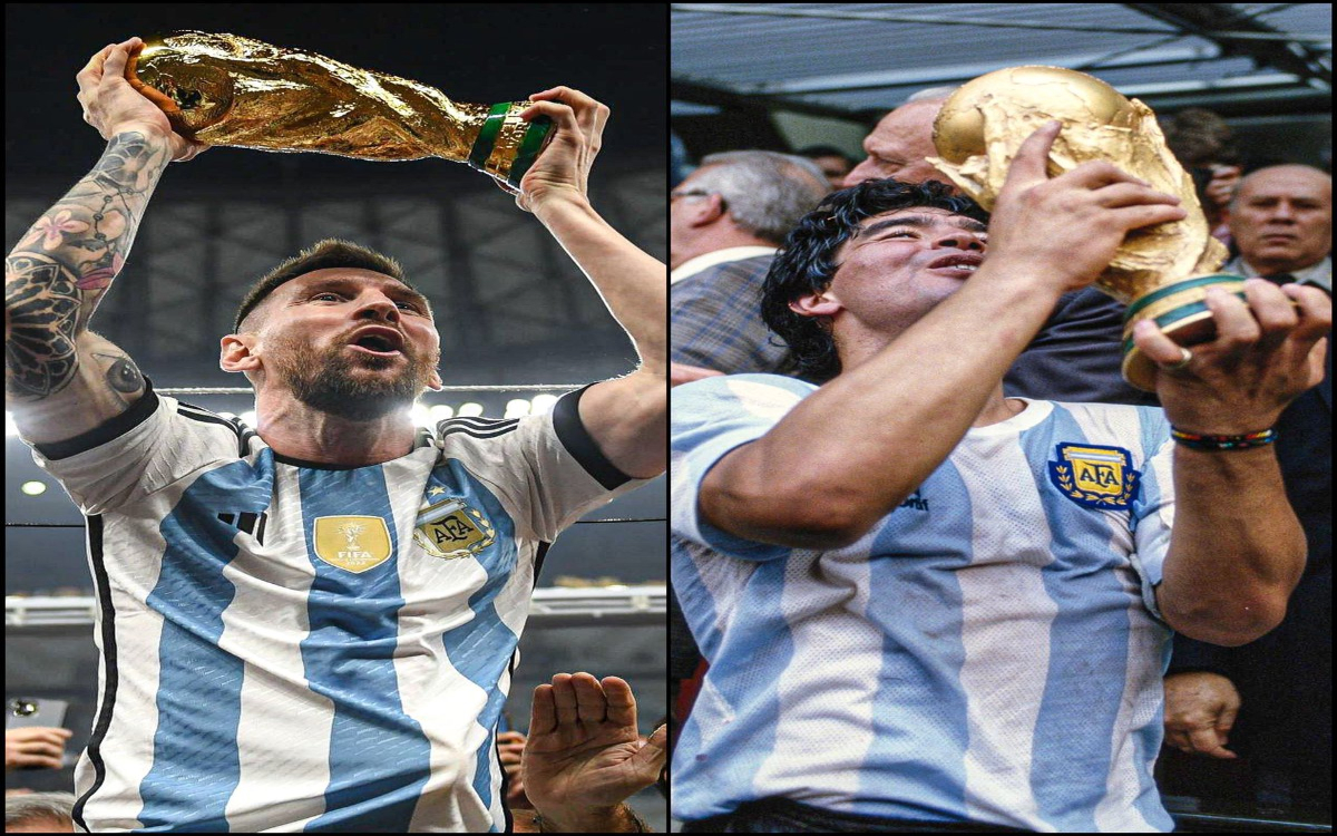 "Todos queríamos ser como Maradona, si bien ninguno llegó a ser como él": Messi | Video