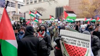 Videos | Marchan a favor de Palestina en EU durante el ‘Black Friday’