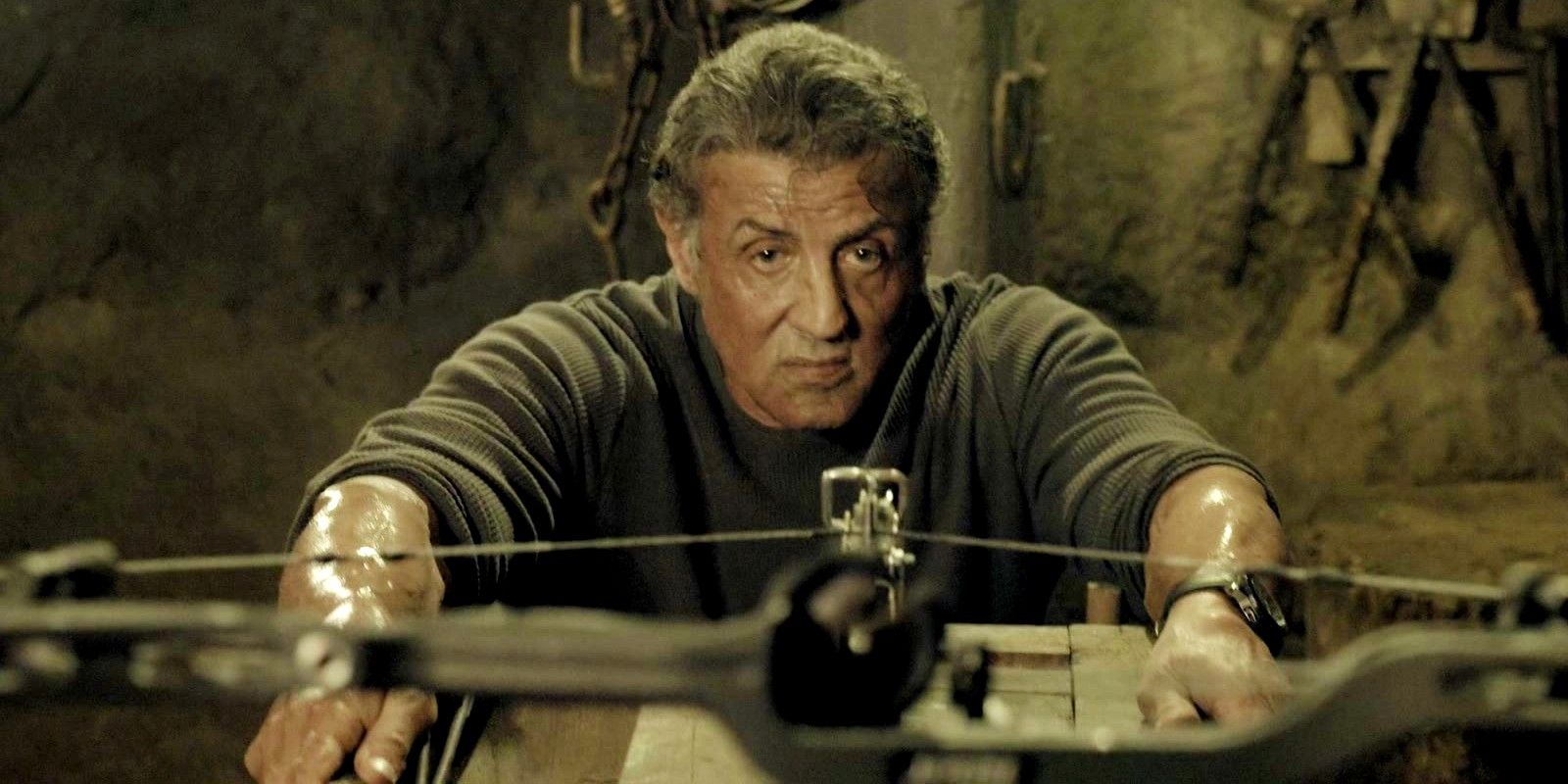 "¿Contra qué estoy luchando? ¿Artritis?"  Rambo 6 posibilidades de obtener una respuesta honesta de Sylvester Stallone