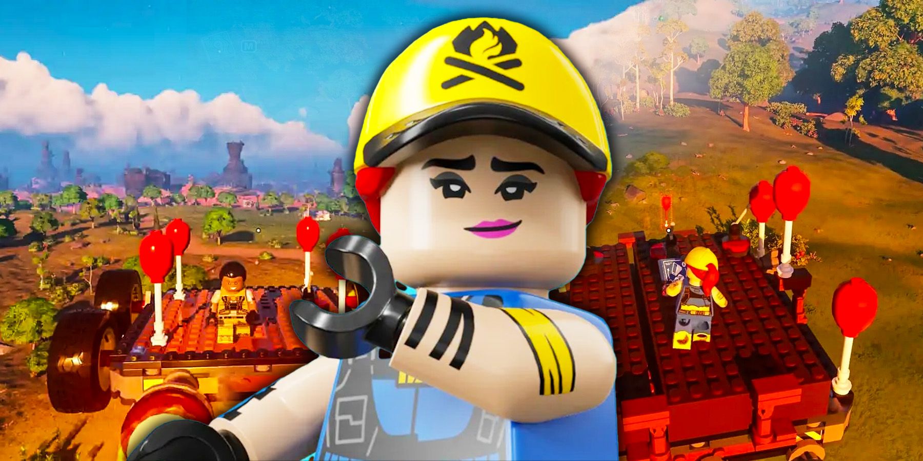LEGO Fortnite: Cómo construir (y volar) una plataforma de globos