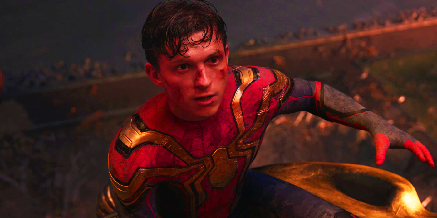 Peter Parker después de la batalla en la Estatua de la Libertad en Spider-Man No Way Home