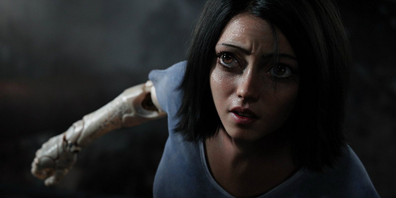 Rosa Salazar in Alita Battle Angel