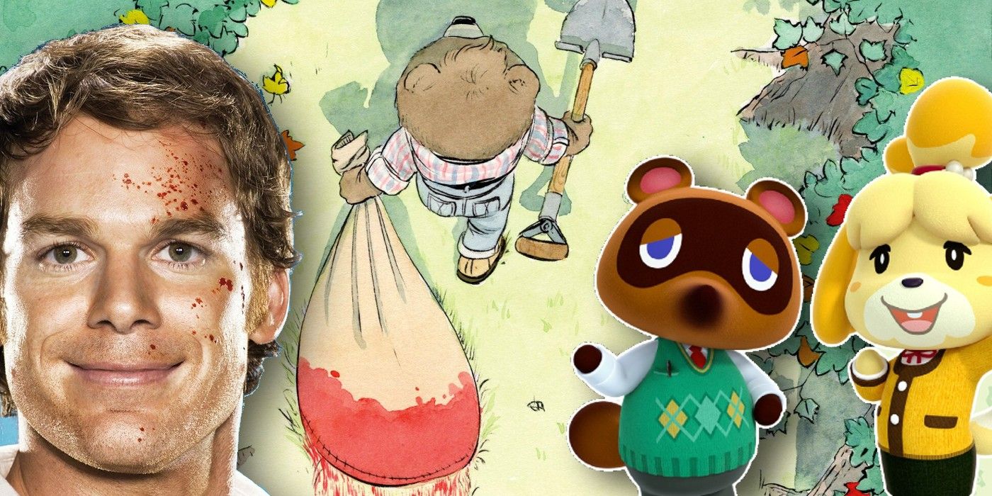 Animal Crossing/Dexter Hybrid DEBAJO DE LOS ÁRBOLES DONDE NADIE VE regresa con arte verdaderamente inquietante
