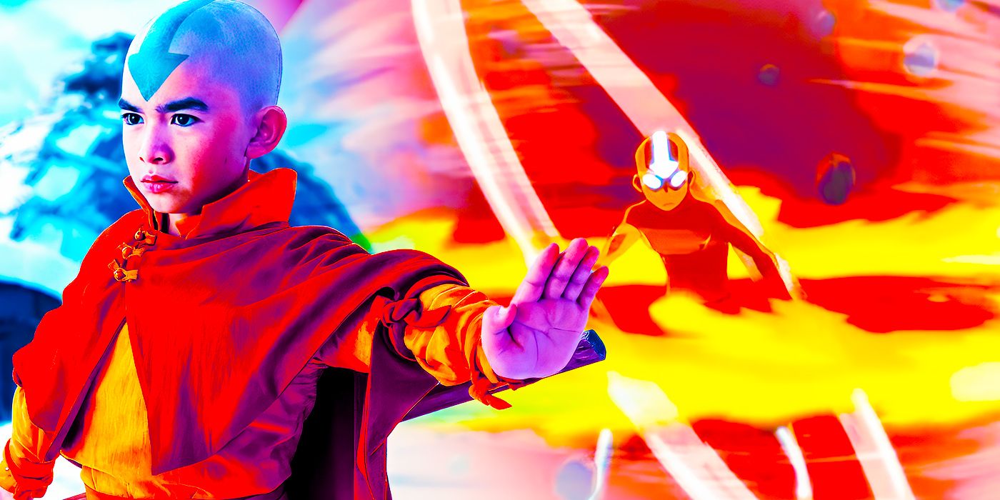 Cada vez que se espera que Aang entre en el estado Avatar durante la temporada 1 de Avatar: The Last Airbender de Netflix