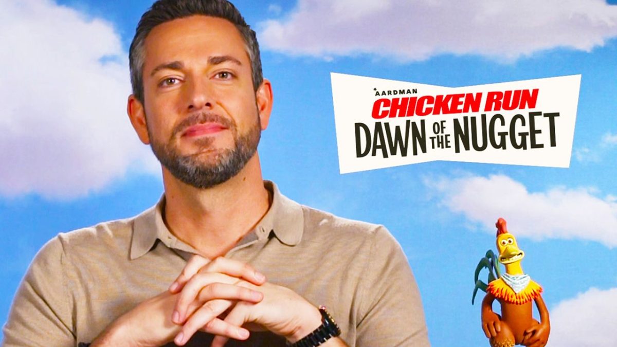 Chicken Run: Entrevista con Dawn of the Nuggets: Zachary Levi sobre el corazón de Rocky y la sustitución de Mel Gibson