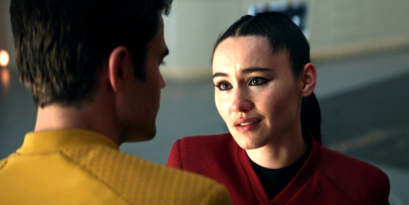 Christina Chong de Star Trek besó a Paul Wesley “tantas veces”, explica la vulnerabilidad emocional de La’an en la segunda temporada de Strange New Worlds