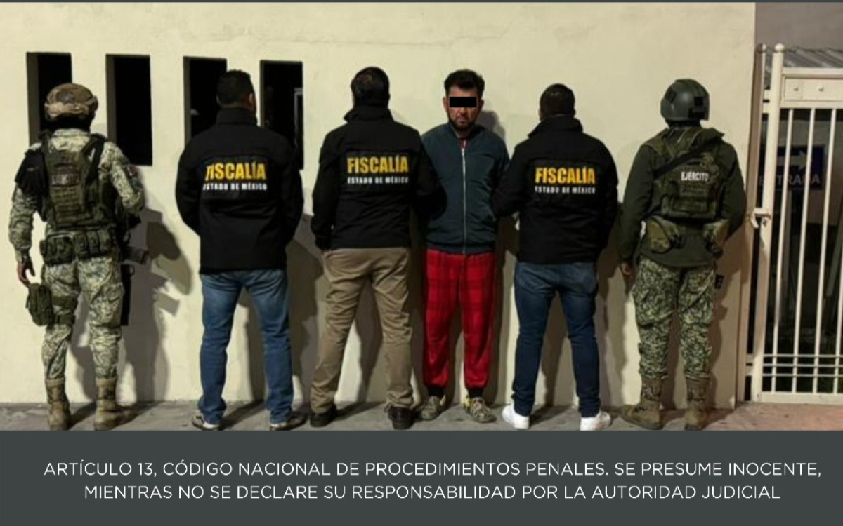 Detienen al ex coordinador de asesores del alcalde de Toluca por el delito de secuestro exprés