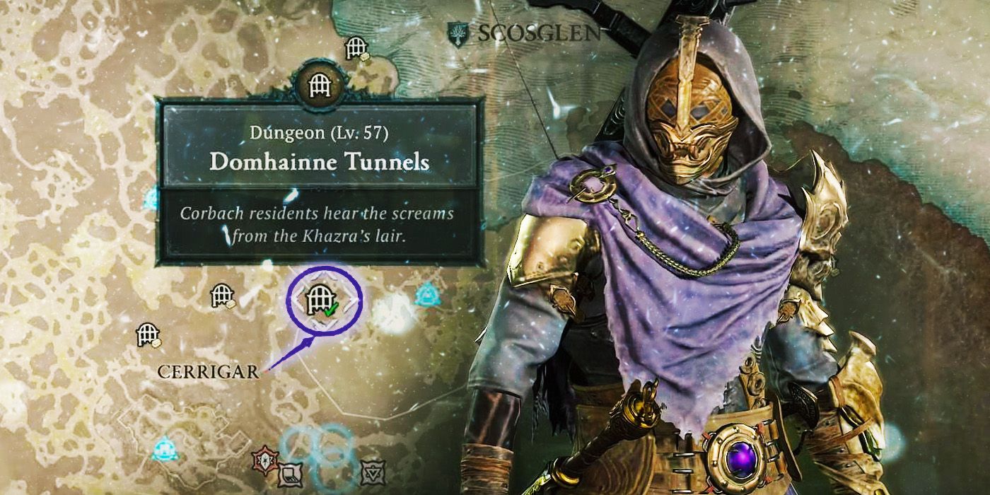 Diablo 4: Dónde encontrar la mazmorra de los túneles Domhainne (Granja XP)