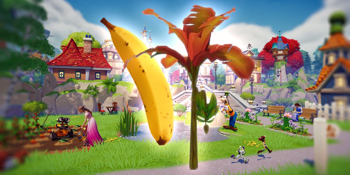 Dónde cultivar plátanos en Disney Dreamlight Valley