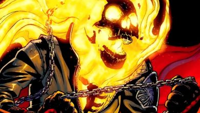 El aterrador compañero de Ghost Rider, "Kid Vengeance", tiene una bicicleta en llamas en un fanart asombroso