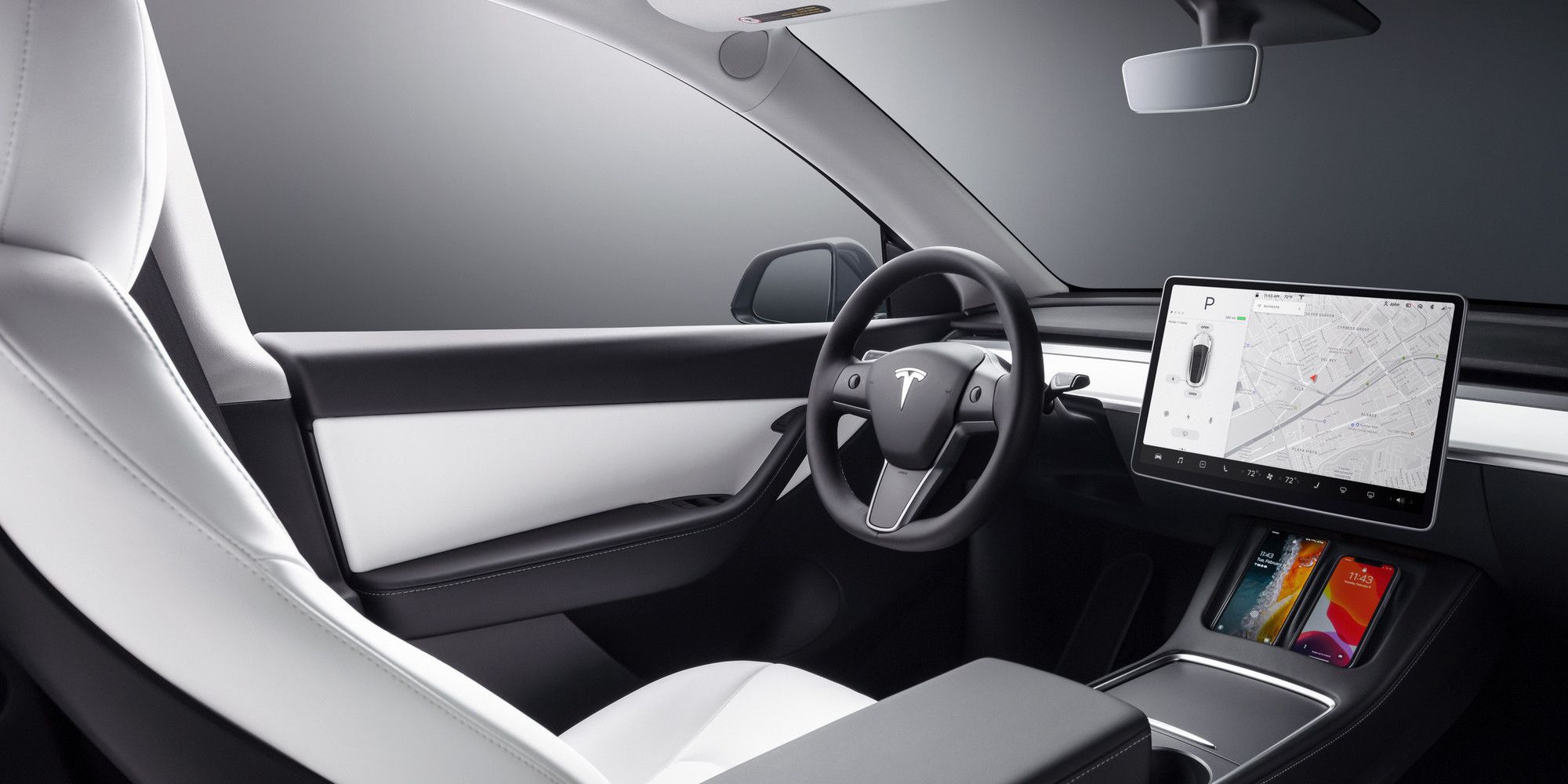 El volante del nuevo Tesla Model Y se cae en la carretera