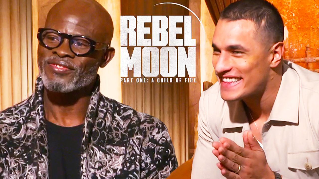 Entrevista a Rebel Moon: Djimon Hounsou y Staz Nair sobre la generosidad de Zack Snyder como director