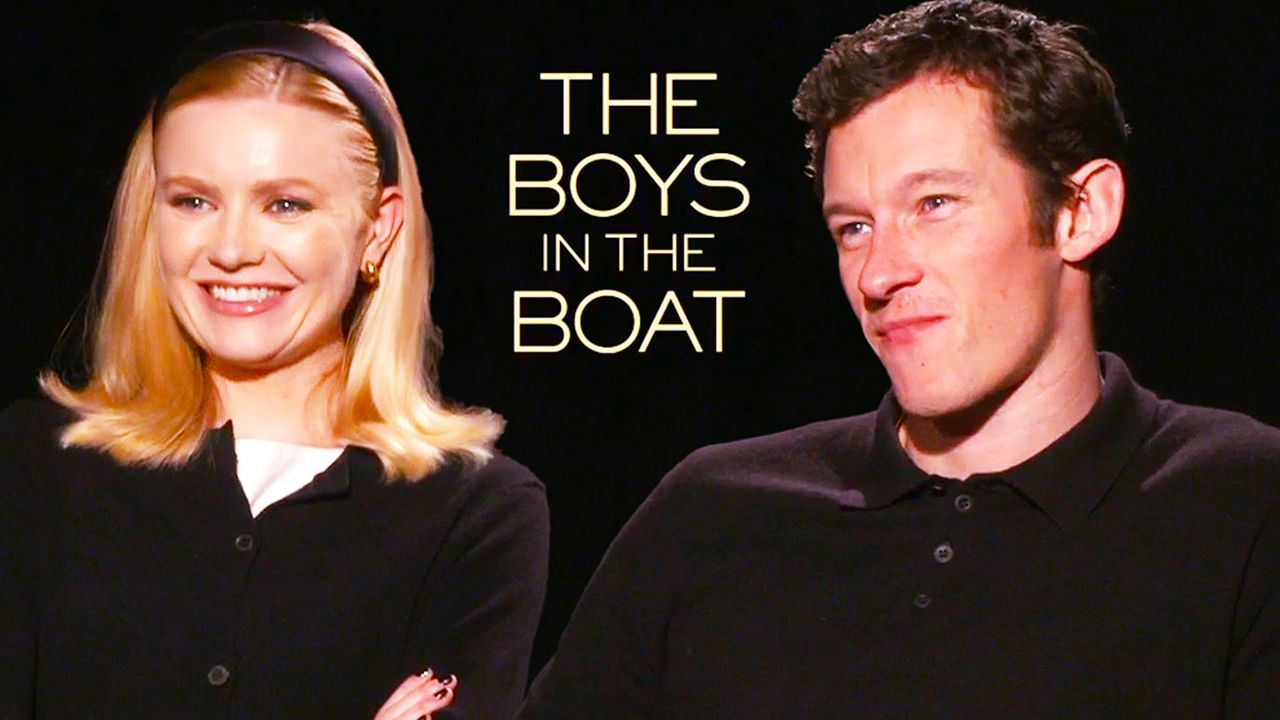 Entrevista de The Boys In The Boat: Callum Turner y Hadley Robinson sobre la inspiración y la construcción de química