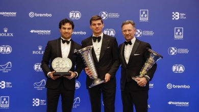 Gala FIA: 'Checo' Pérez recibe su trofeo por el subcampeonato | Ganadores