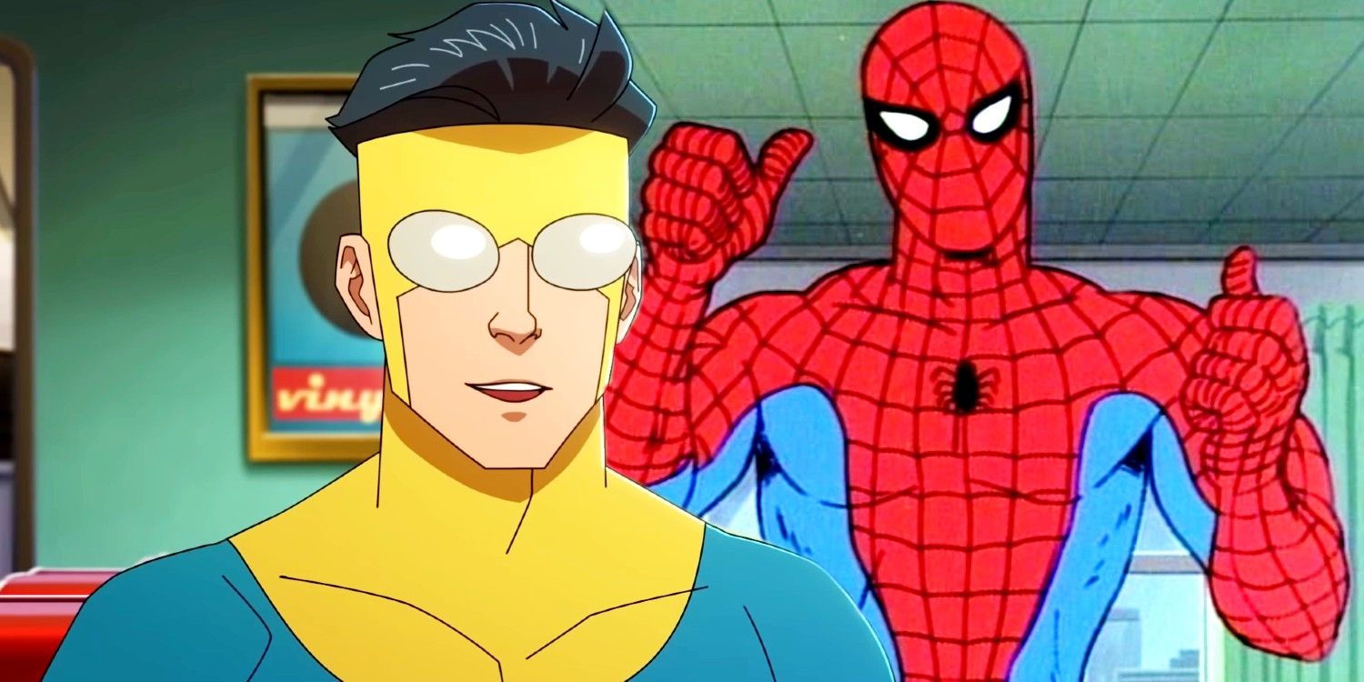 Incluso Spider-Man se burla de invencible en 1 parte de su disfraz
