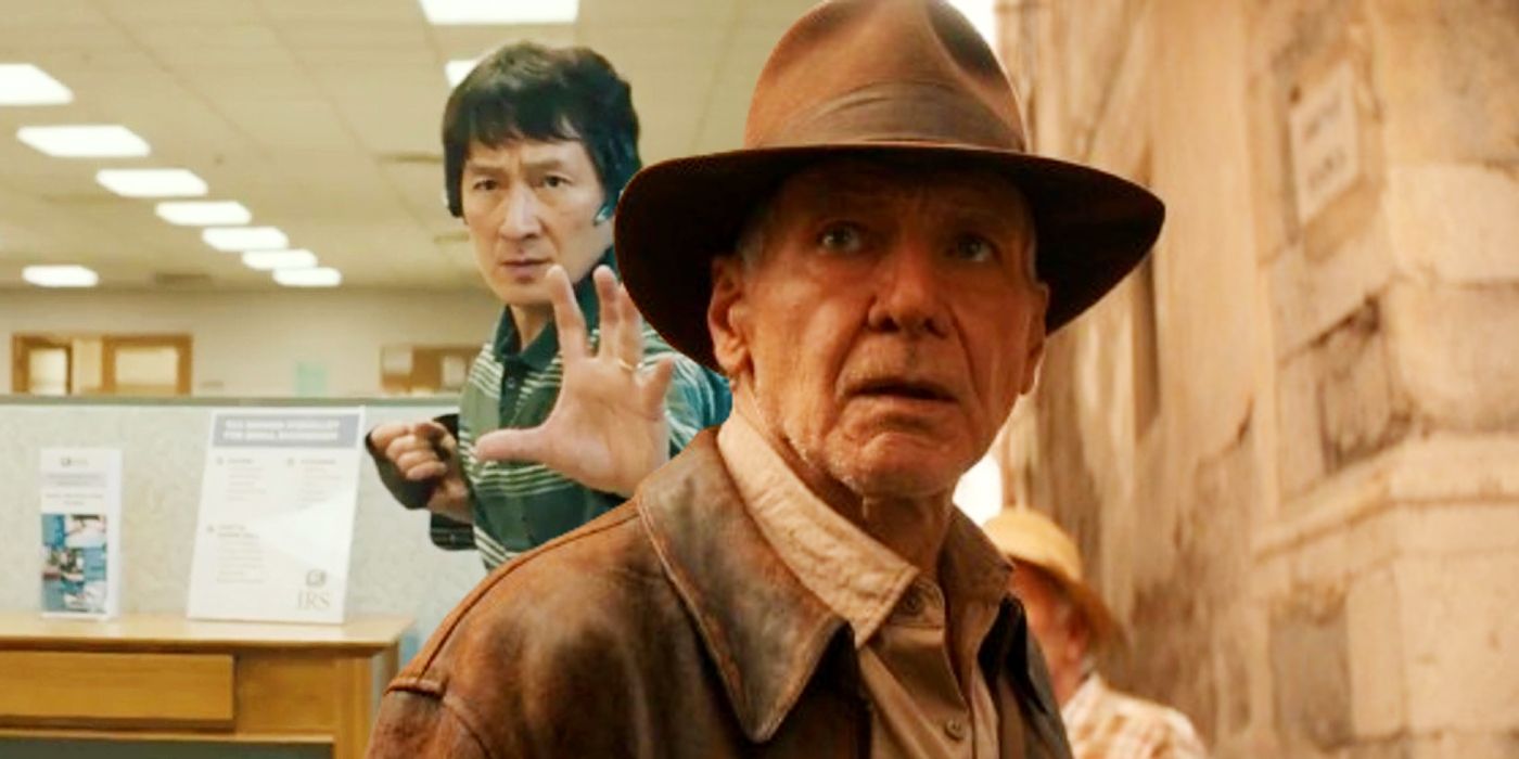 Indiana Jones y adultos luchan contra zombis en rondas cortas en arte conceptual no utilizado