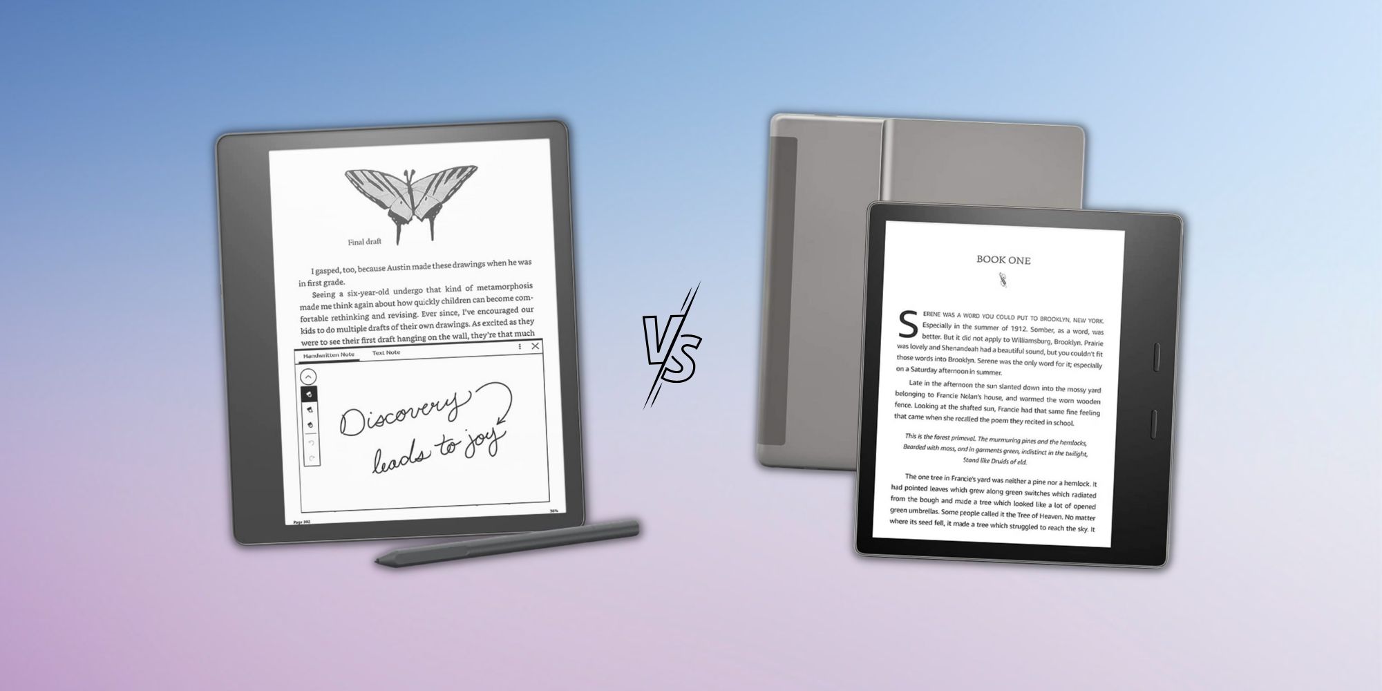 Kindle Scribe vs.  Kindle Oasis: ¿Necesita un lector electrónico con lápiz óptico?