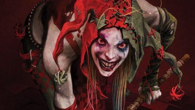La espeluznante portada de Harley Quinn convierte al héroe tonto en un demonio de pesadilla
