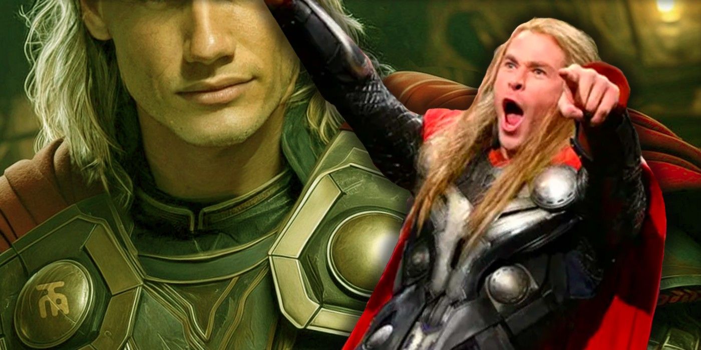 La icónica estrella del cine de acción se convierte en Thor en el impresionante arte del MCU de los Vengadores de los 90