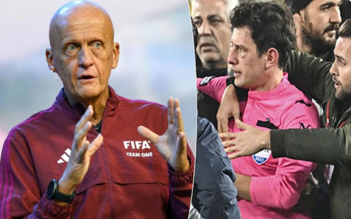“Los abusos verbales y físicos contra los árbitros son un ‘cáncer’ que puede costarle la vida al futbol”: Collina | Video