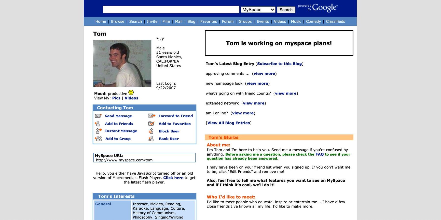 MySpace: por qué falló y cuándo todo salió mal