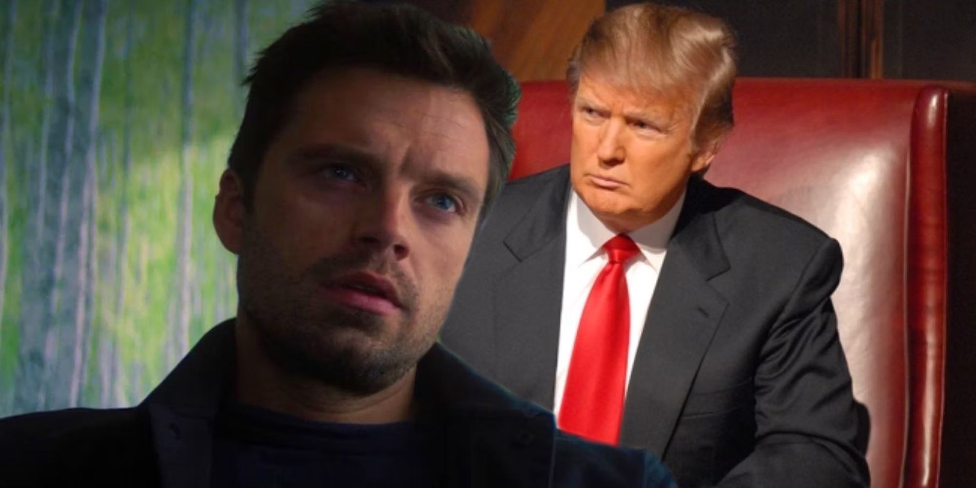 Sebastian Stan se transforma en Donald Trump en inquietantes fotos del set de The Apprentice