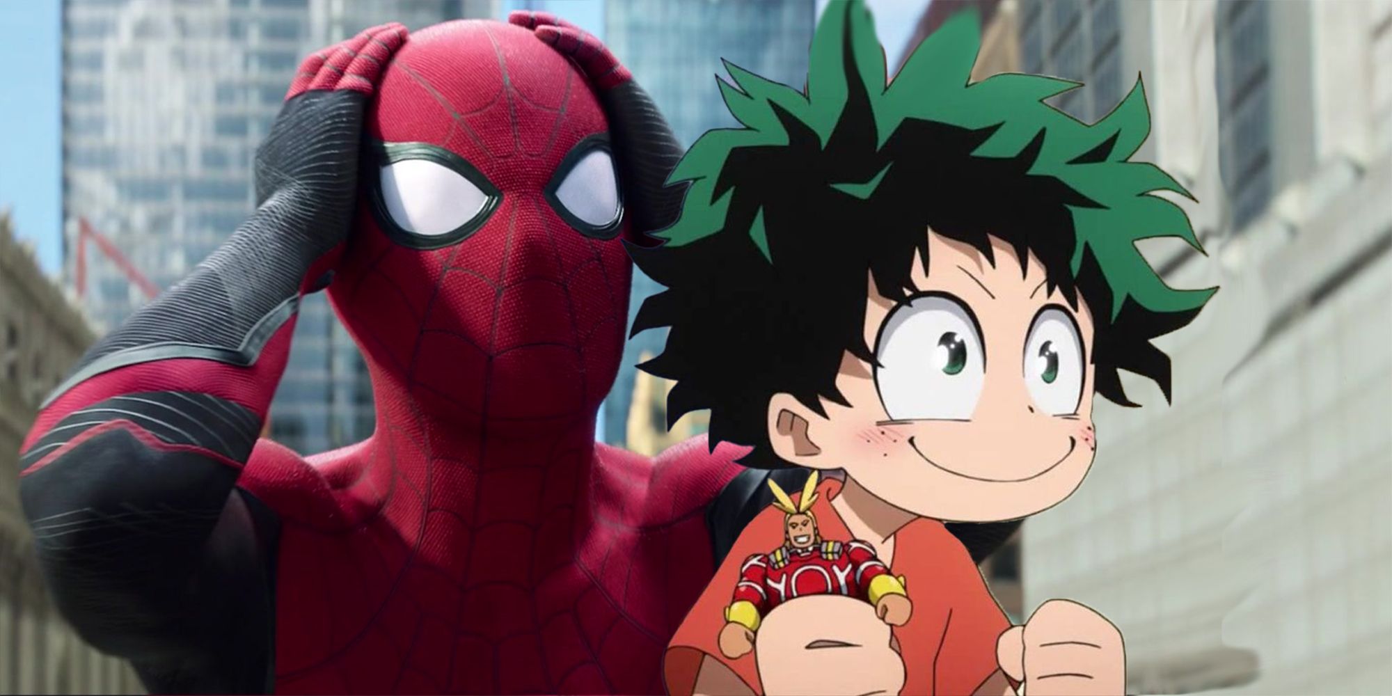 Spider-Man vs Izuku Midoriya une a MHA y Marvel Fandom en un Fanart asombroso