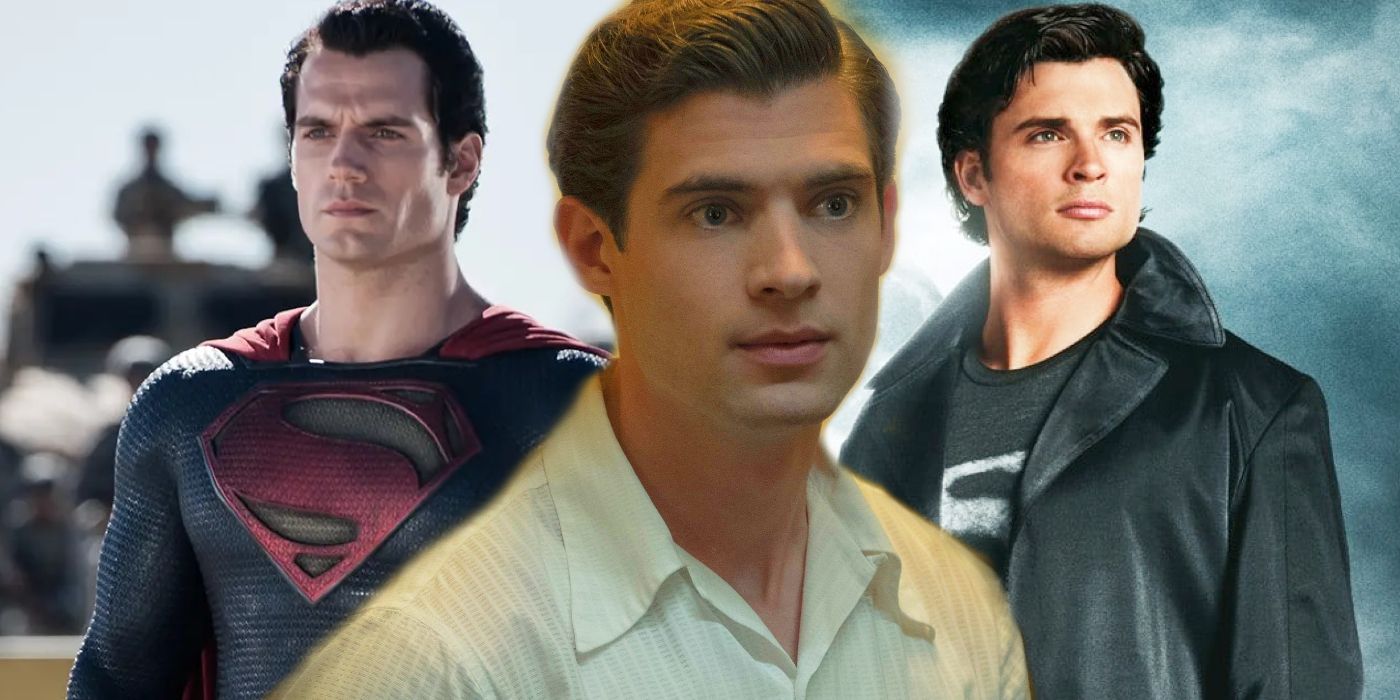Superman de David Corenswet se une a los héroes de DC de Henry Cavill y Tom Welling en el arte del multiverso