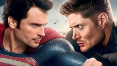 Superman de Tom Welling lucha contra Batman de Jensen Ackles en el nuevo fan art de Smallville