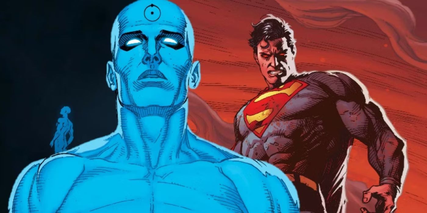 Superman hereda los poderes del Doctor Manhattan en Fanart del héroe más poderoso posible de DC