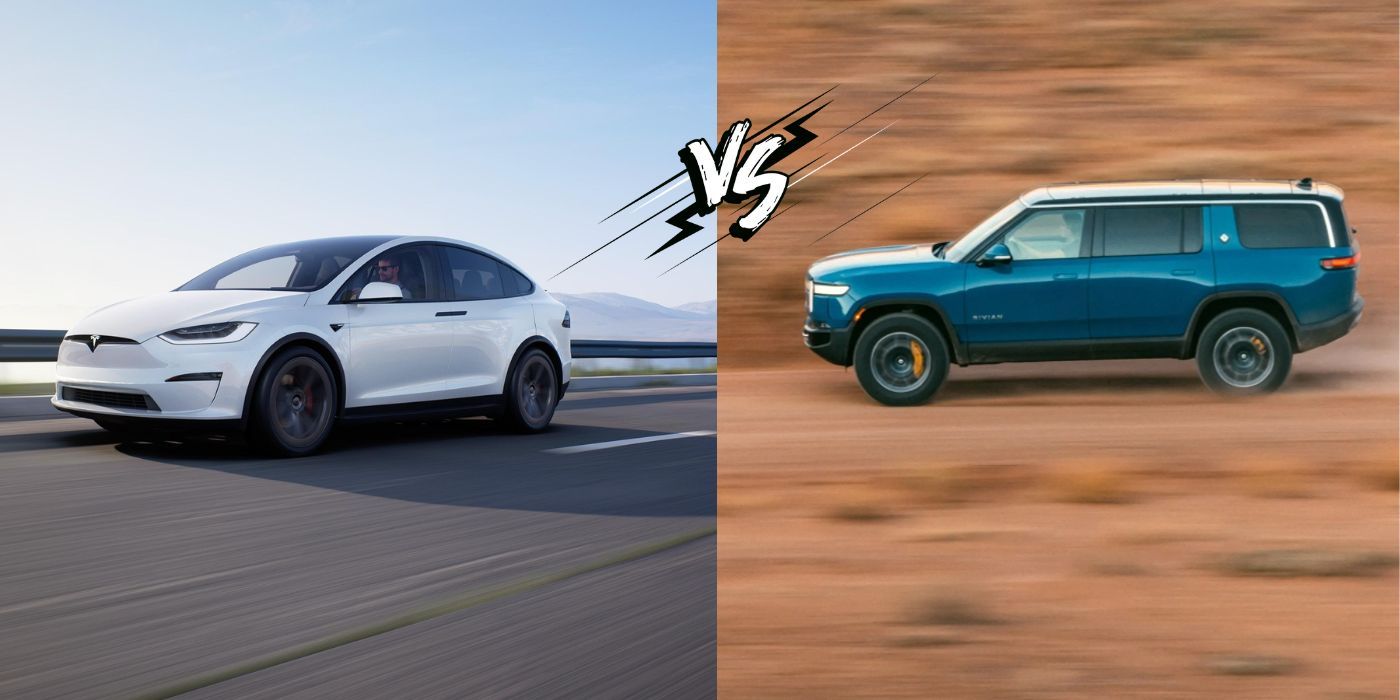 Tesla Modelo X vs.  Rivian R1S: ¿Qué SUV eléctrico debería adquirir?