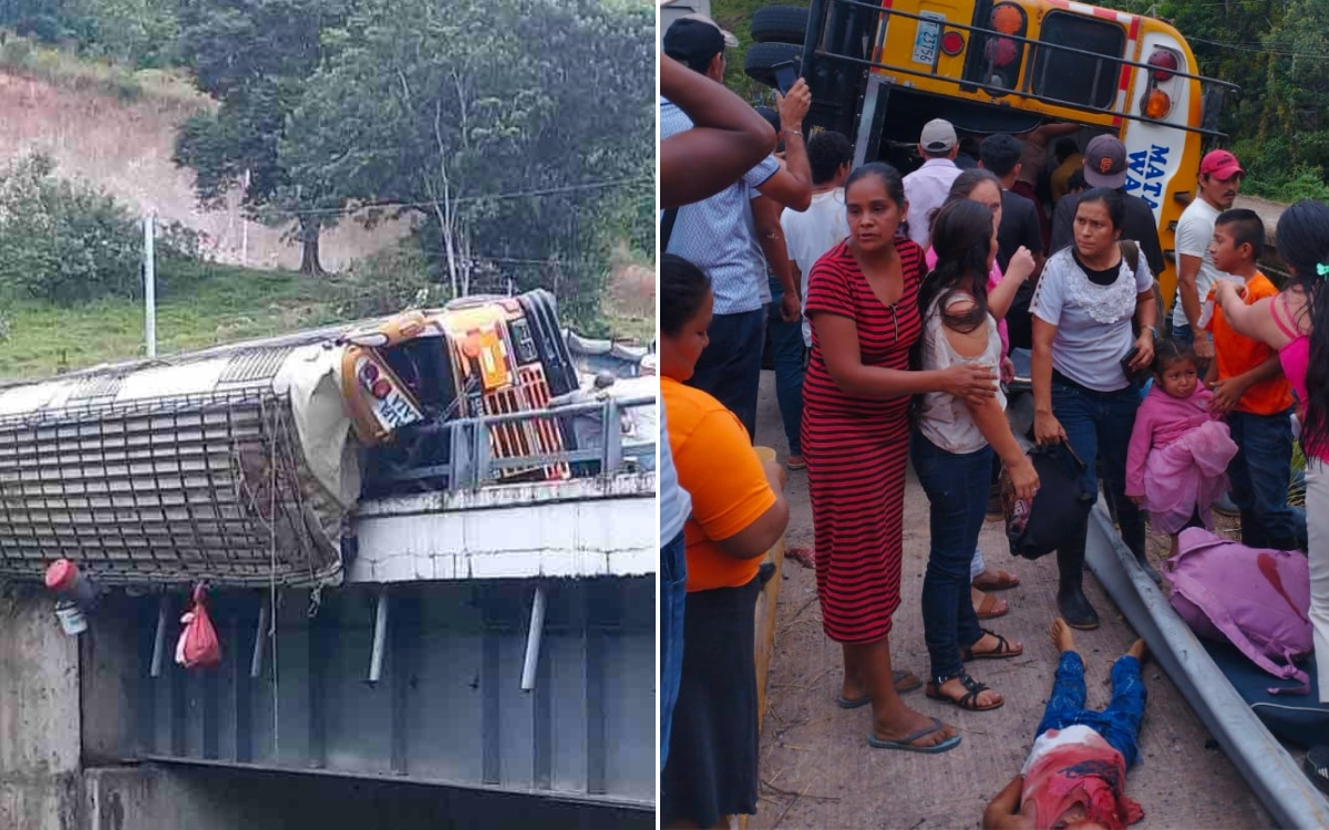 Videos | Trágico accidente de autobús deja al menos 19 muertos en Nicaragua