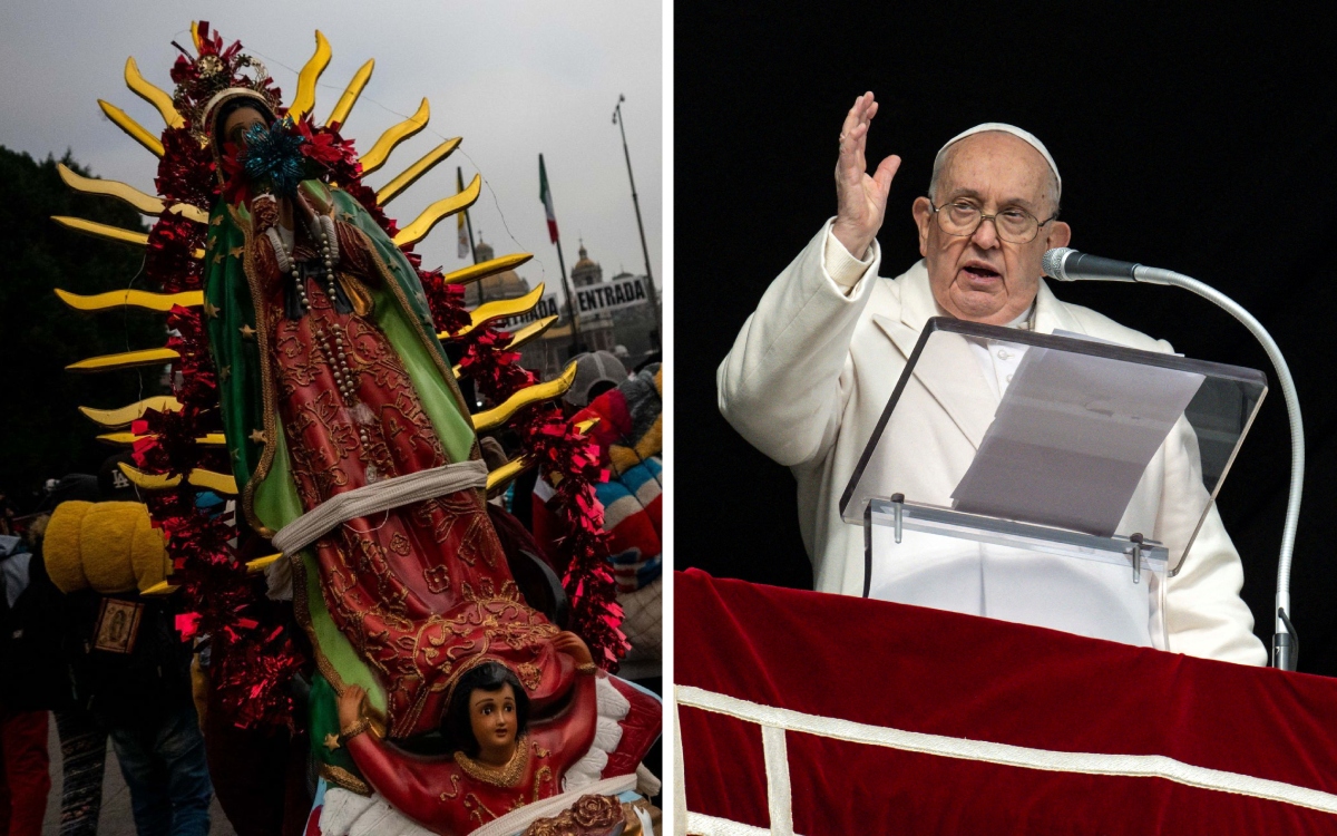 Virgen de Guadalupe no tolera ‘ideologías’ ni es ‘para ganar dinero’: Papa Francisco