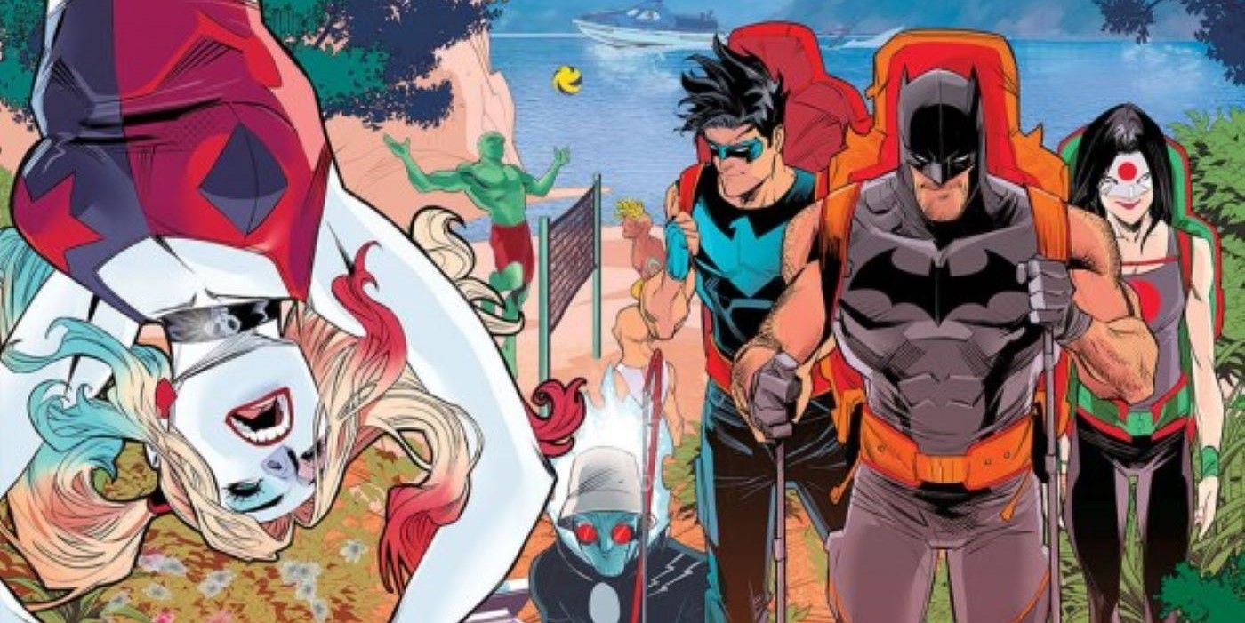 Batter Up!: Batman y Harley Quinn son las estrellas de béisbol perfectas en el arte oficial