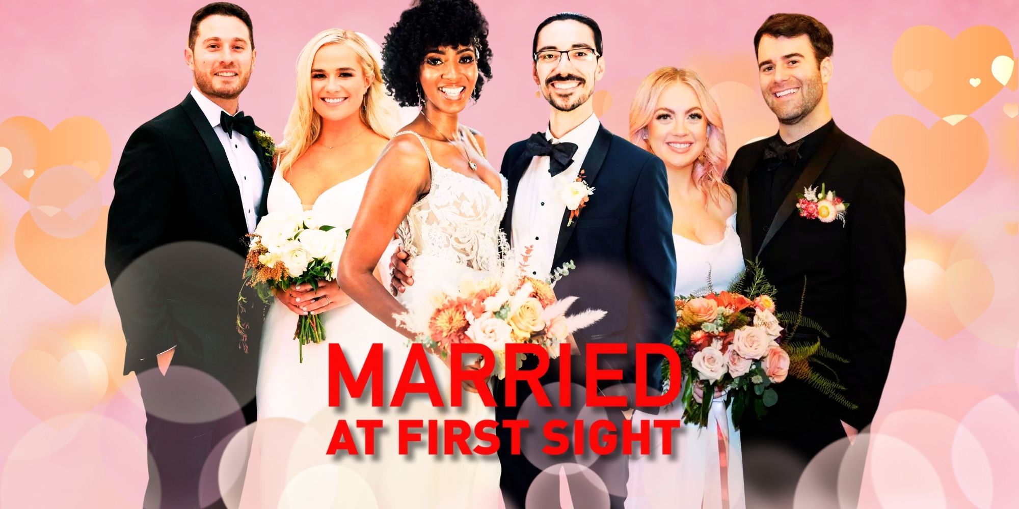 Miembros del elenco de la temporada 17 de Married At First Sight vestidos de novia