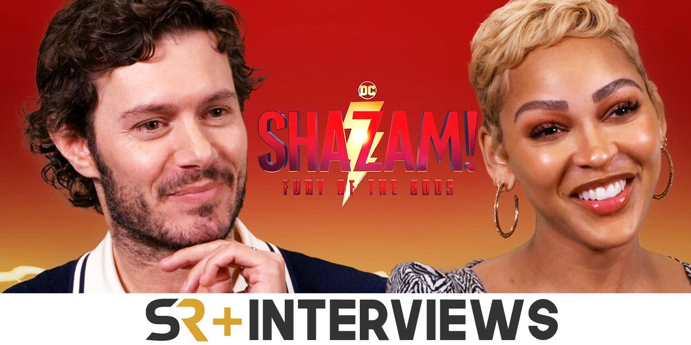 Adam Brody y Meagan Buena entrevista: ¡Shazam!  furia de los dioses