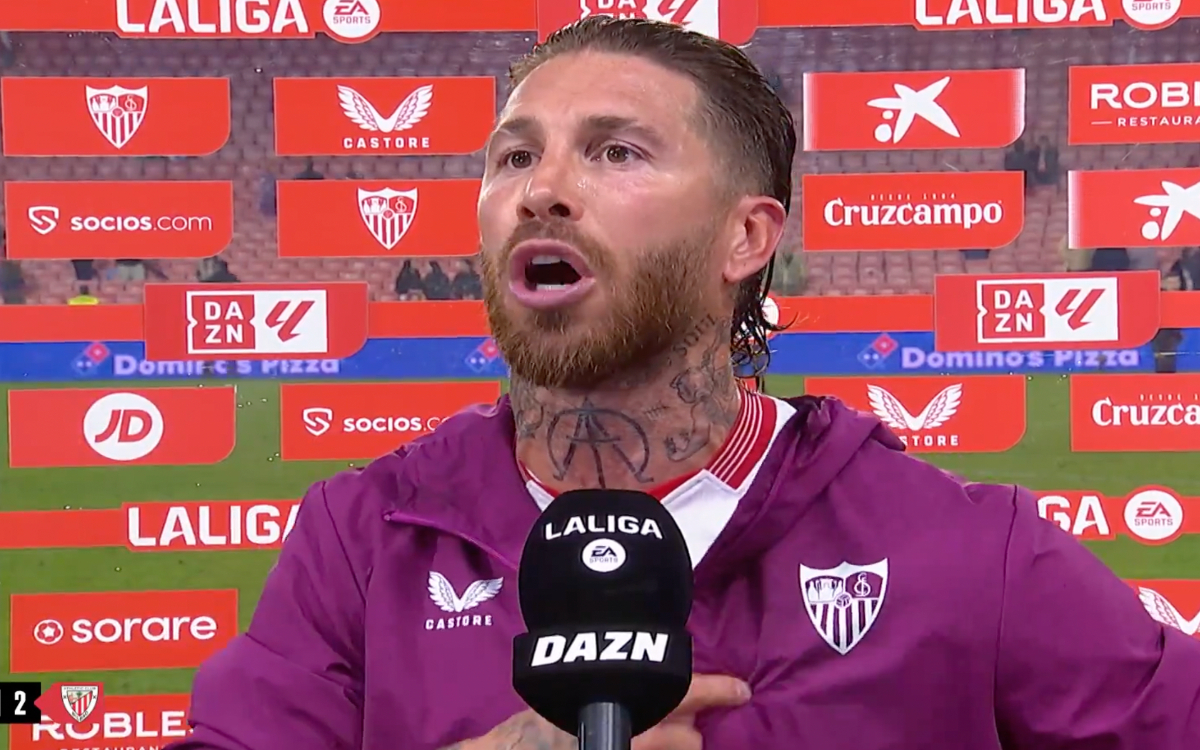 Así encaró Sergio Ramos a aficionado resentido por la derrota del Sevilla | Video