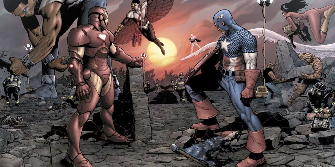 Avengers vs Iron Man: Civil War obtiene la reinvención más oscura posible