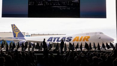 Boeing 747 de Atlas Air aterriza de emergencia por incendio en motor | Video