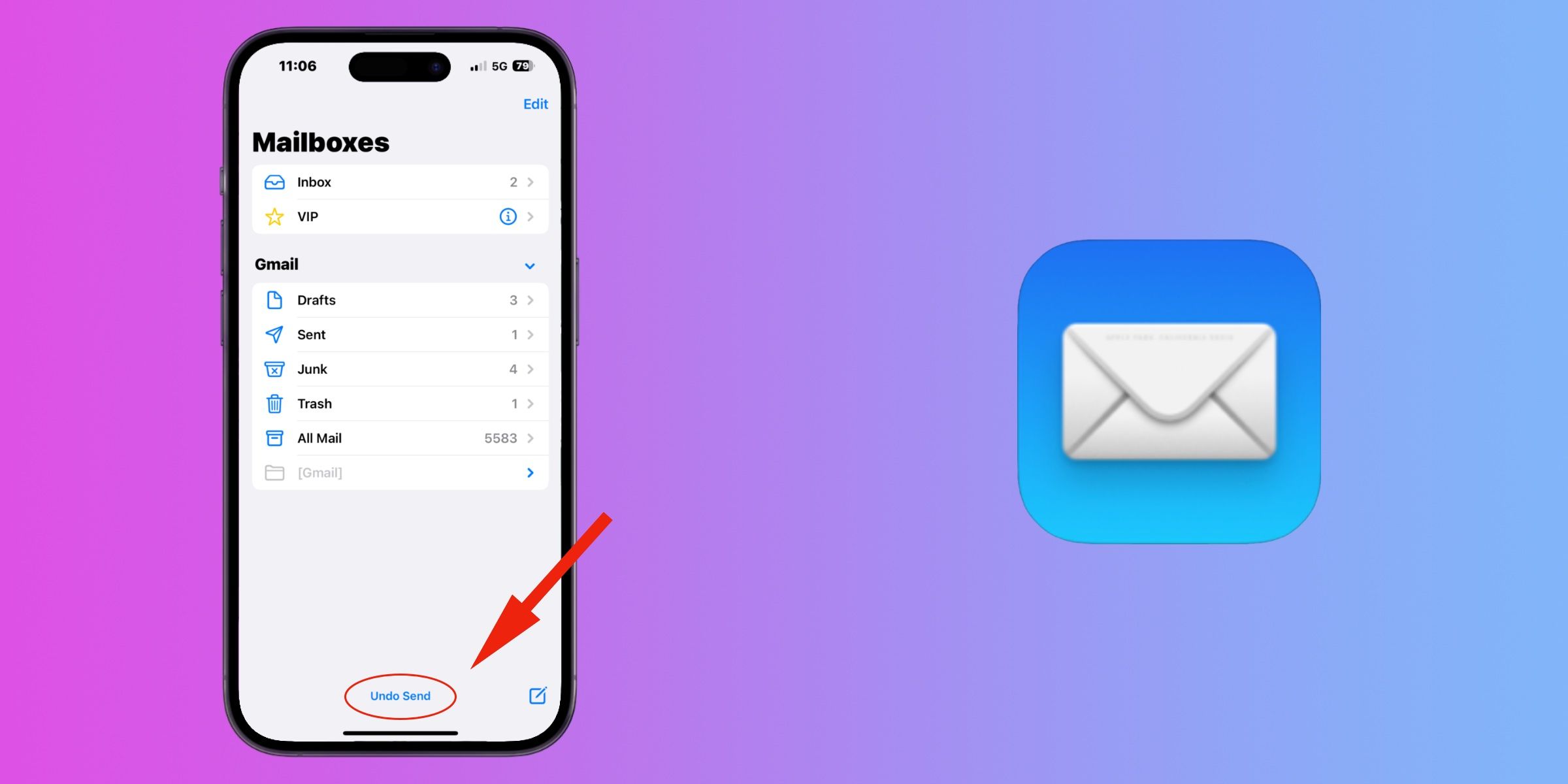 Cómo cancelar el envío de correos electrónicos con la aplicación Mail de Apple
