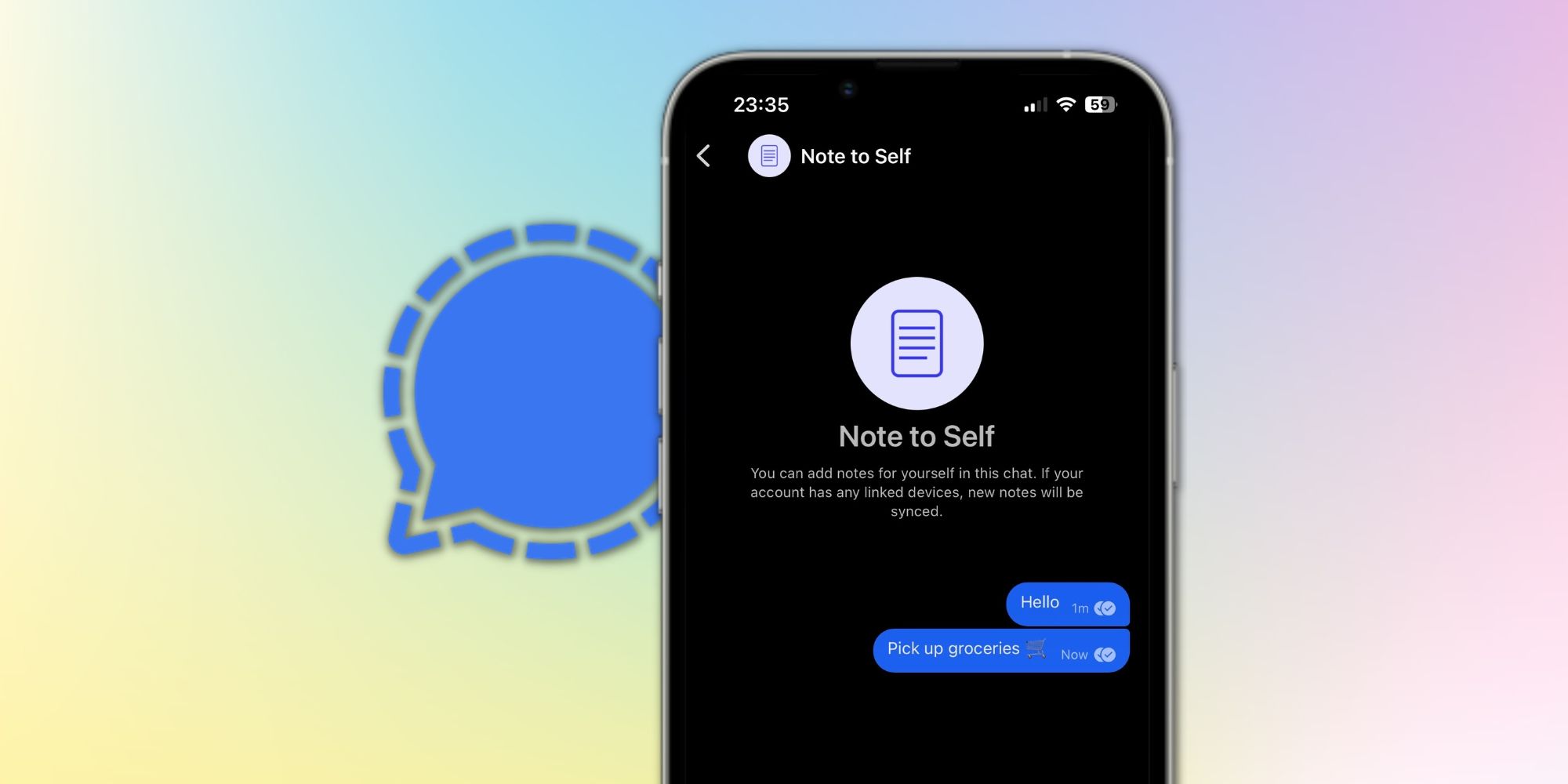 Cómo enviarse mensajes a sí mismo en Signal (Android, iPhone y escritorio)