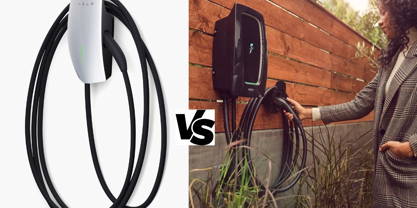 Conector de pared Tesla vs.  HomeStation: ¿Qué cargador doméstico para vehículos eléctricos es mejor?