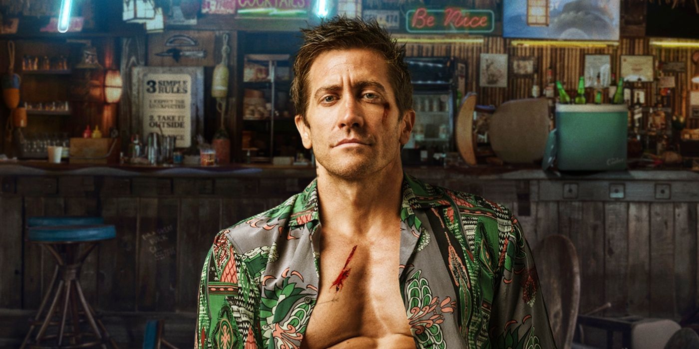 El personaje de Road House de Jake Gyllenhaal revelado en un sangriento póster remake lleno de huevos de Pascua