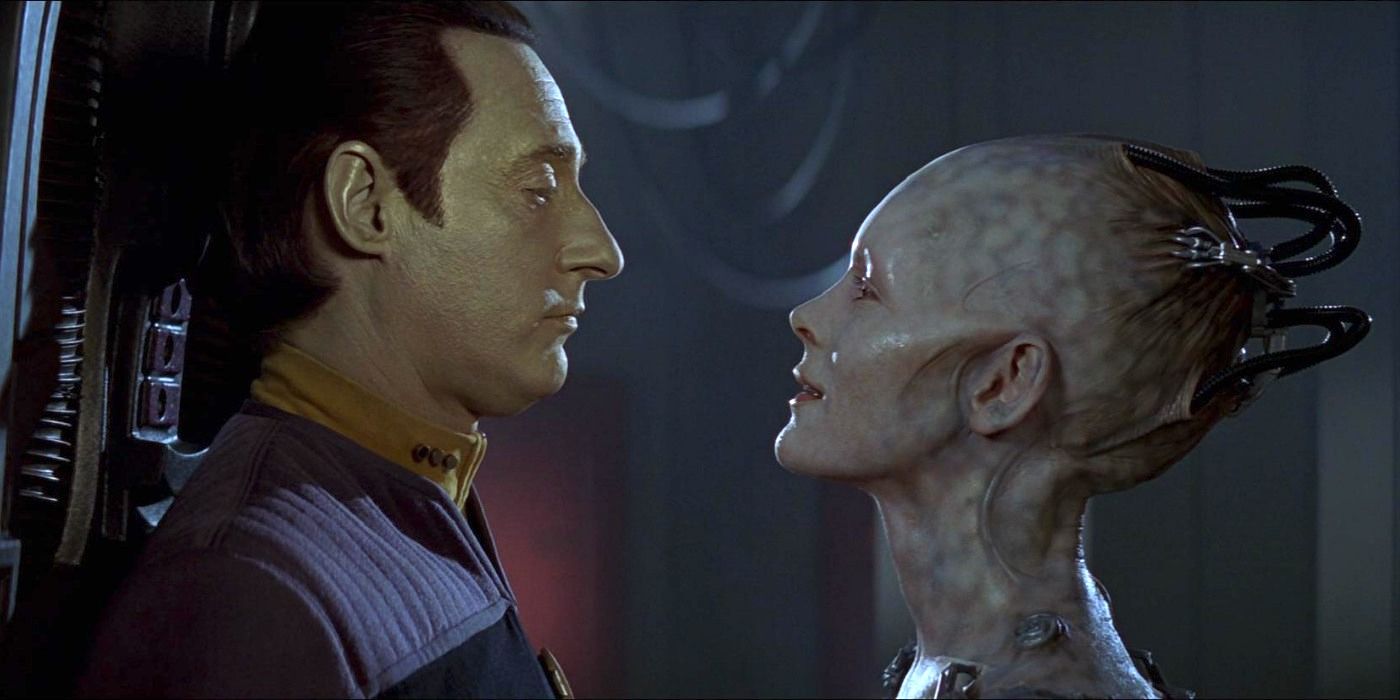 El romance "enfermo y pervertido" de la reina Borg de Data explicado por Star Trek: escritor del primer contacto