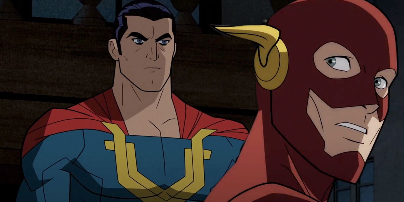 Flash está al frente y al centro en Liga de la Justicia: Crisis en Tierras Infinitas - Clip de la primera parte