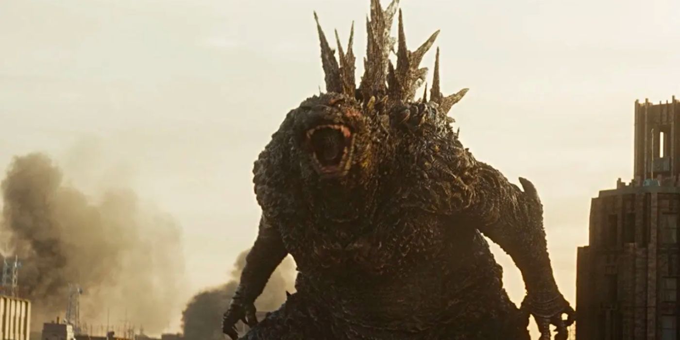Godzilla Minus One obtiene una versión satírica estadounidense con un arma gigante en el arte