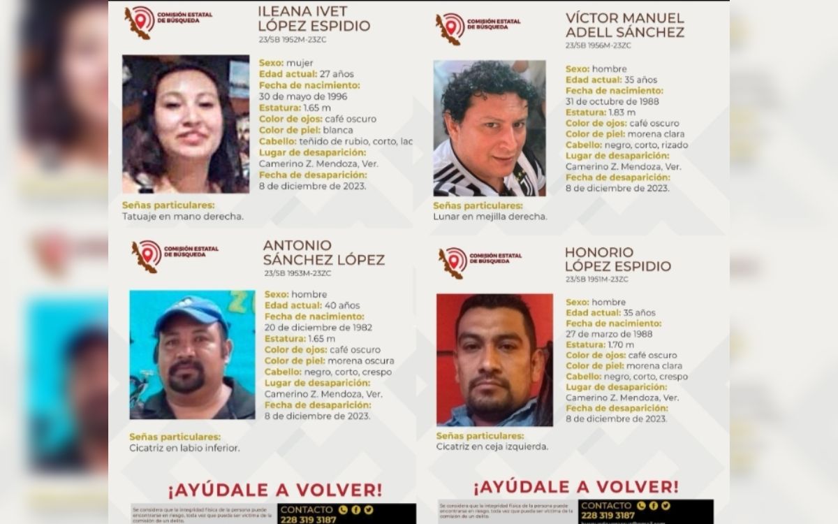 Investigan a 9 policías y a alcalde de Camerino Mendoza, Veracruz, por desaparición forzada
