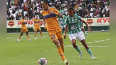 Jenni Hermoso anota 2 de los 7 goles de Tigres al León | Video